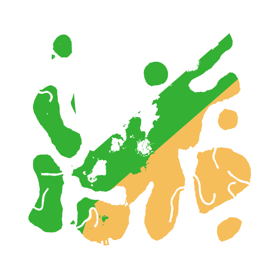 Biome Rust Map: Procedural Map, Size: 3000, Seed: 718617