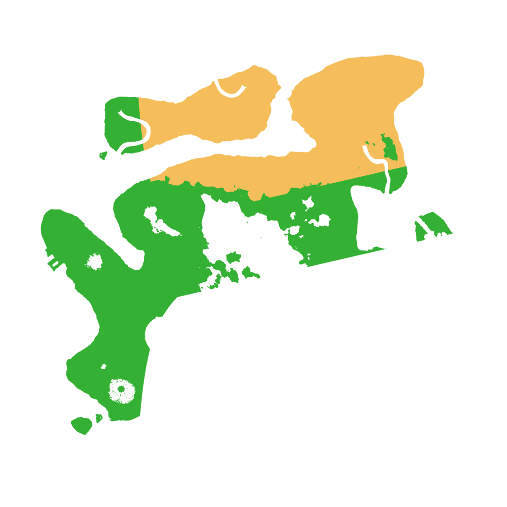 Biome Rust Map: Procedural Map, Size: 3000, Seed: 721544