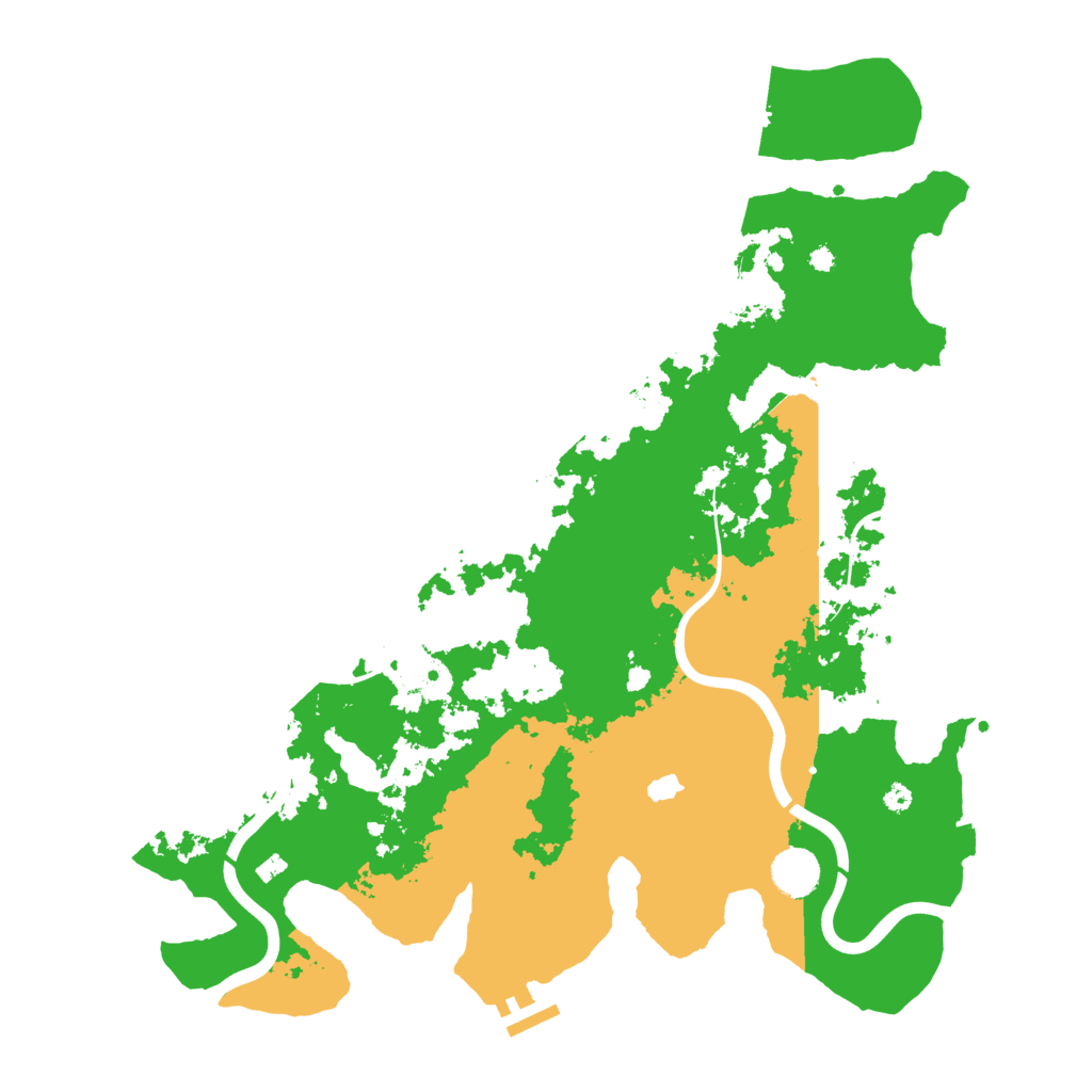 Biome Rust Map: Procedural Map, Size: 4000, Seed: 336355