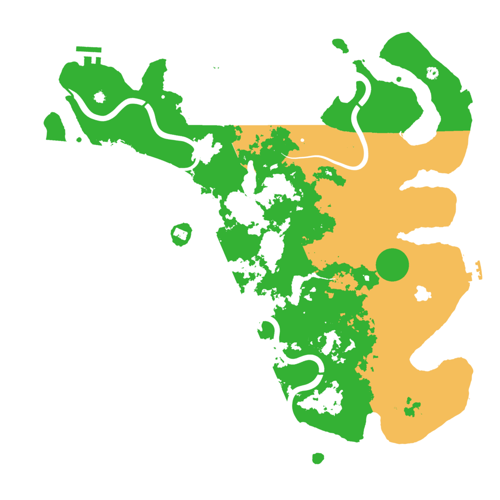Biome Rust Map: Procedural Map, Size: 4000, Seed: 658100