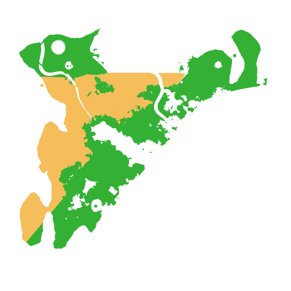 Biome Rust Map: Procedural Map, Size: 3650, Seed: 10609
