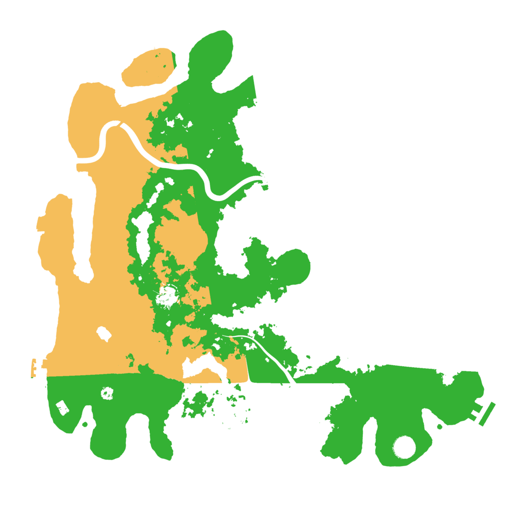 Biome Rust Map: Procedural Map, Size: 4000, Seed: 217018