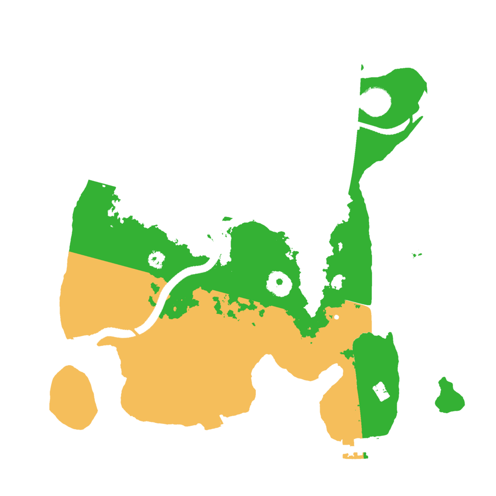 Biome Rust Map: Procedural Map, Size: 3000, Seed: 1215624946