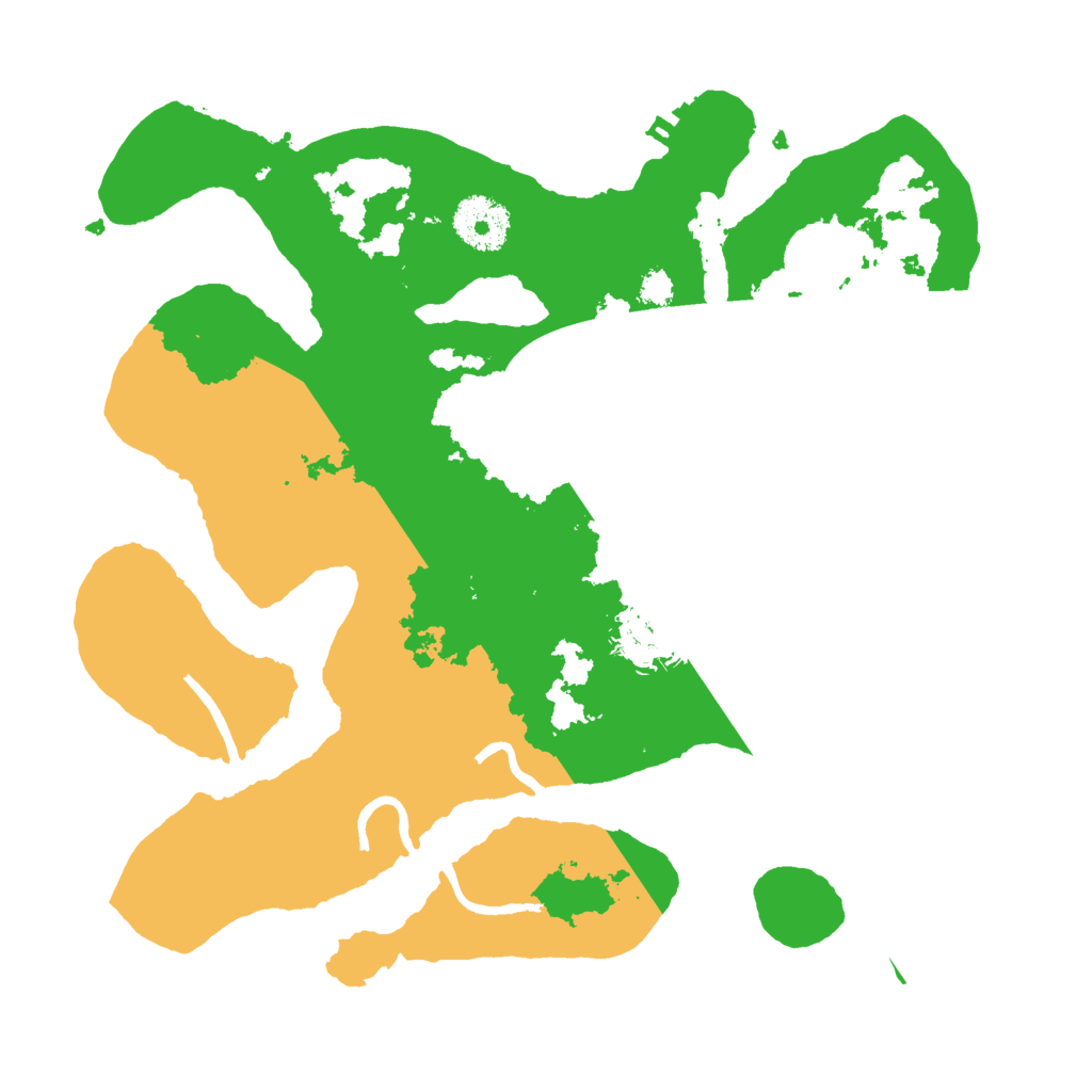 Biome Rust Map: Procedural Map, Size: 3000, Seed: 435845