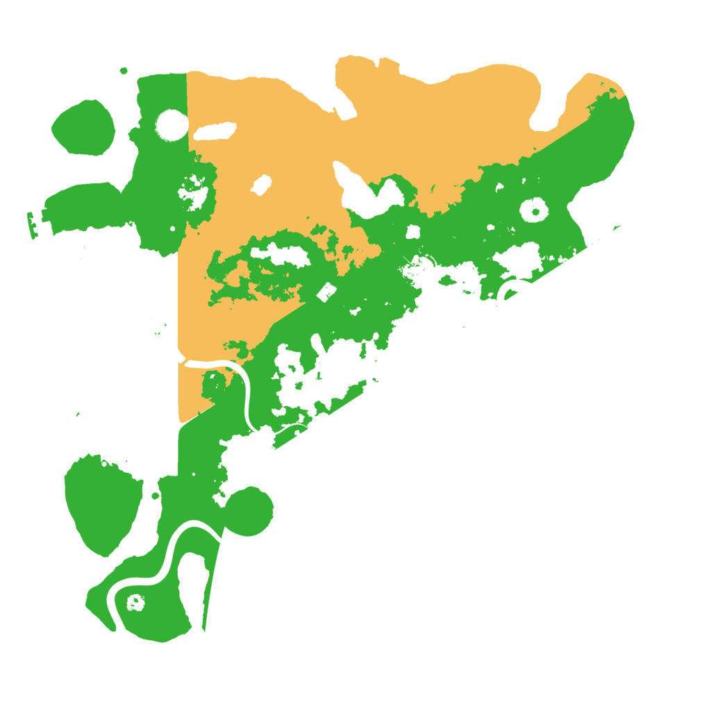 Biome Rust Map: Procedural Map, Size: 4000, Seed: 490724
