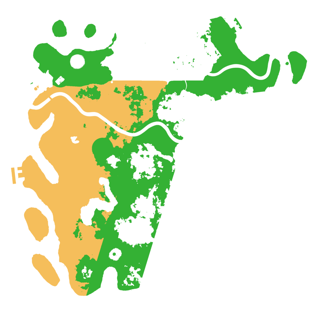 Biome Rust Map: Procedural Map, Size: 4000, Seed: 752907