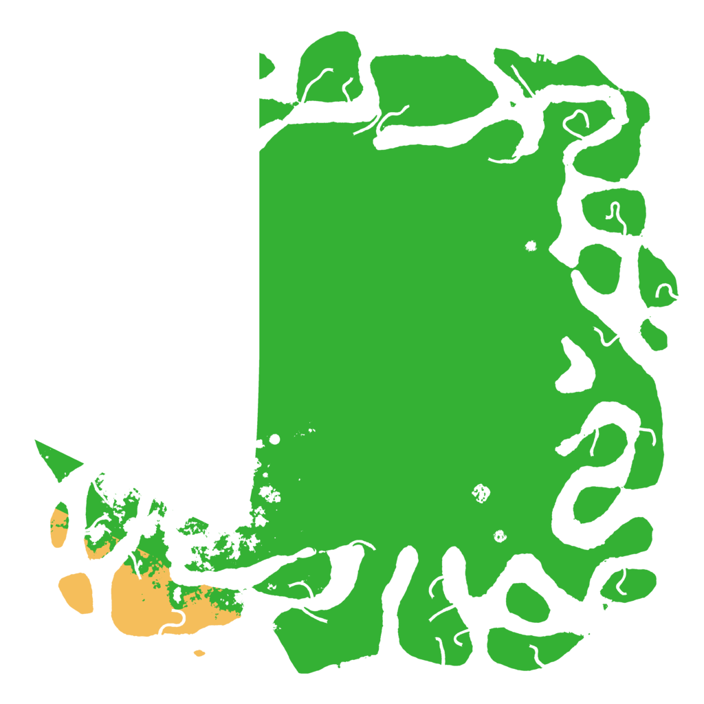 Biome Rust Map: Procedural Map, Size: 6000, Seed: 45353