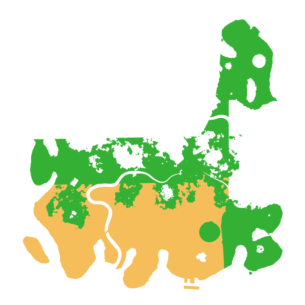 Biome Rust Map: Procedural Map, Size: 4000, Seed: 613116