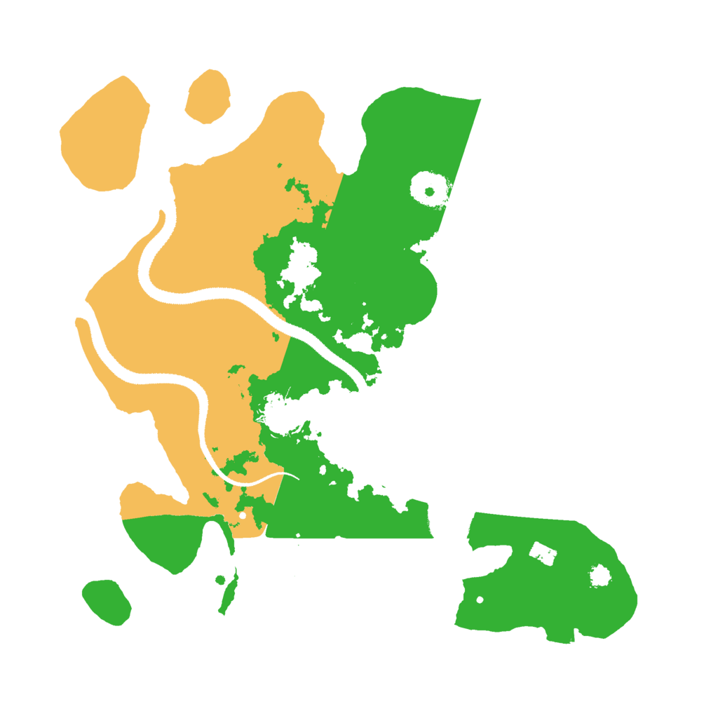 Biome Rust Map: Procedural Map, Size: 3000, Seed: 2362272