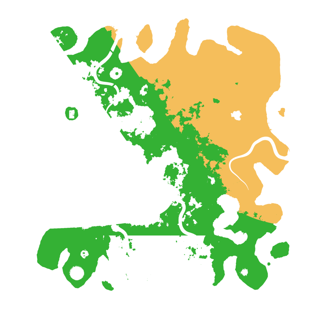 Biome Rust Map: Procedural Map, Size: 4000, Seed: 649574