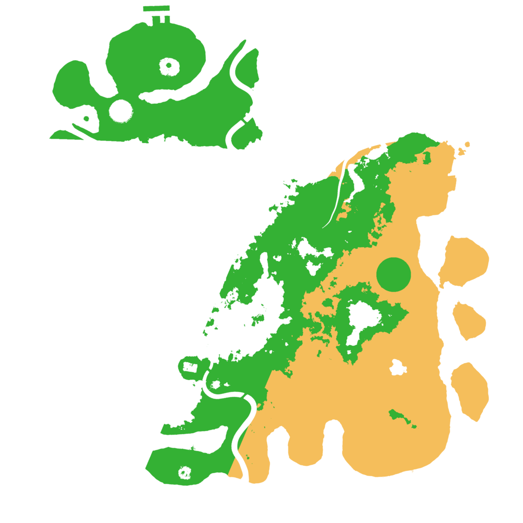 Biome Rust Map: Procedural Map, Size: 4000, Seed: 921763