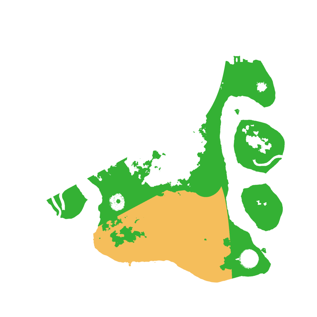 Biome Rust Map: Procedural Map, Size: 3000, Seed: 808867