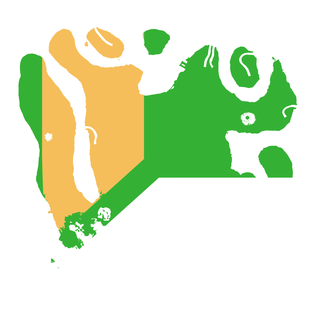 Biome Rust Map: Procedural Map, Size: 3500, Seed: 9415383