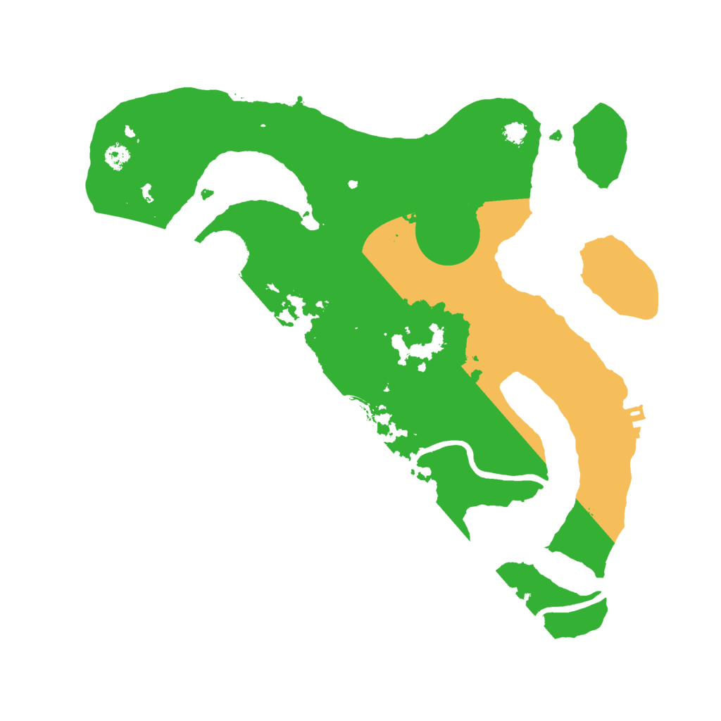 Biome Rust Map: Procedural Map, Size: 3000, Seed: 721532