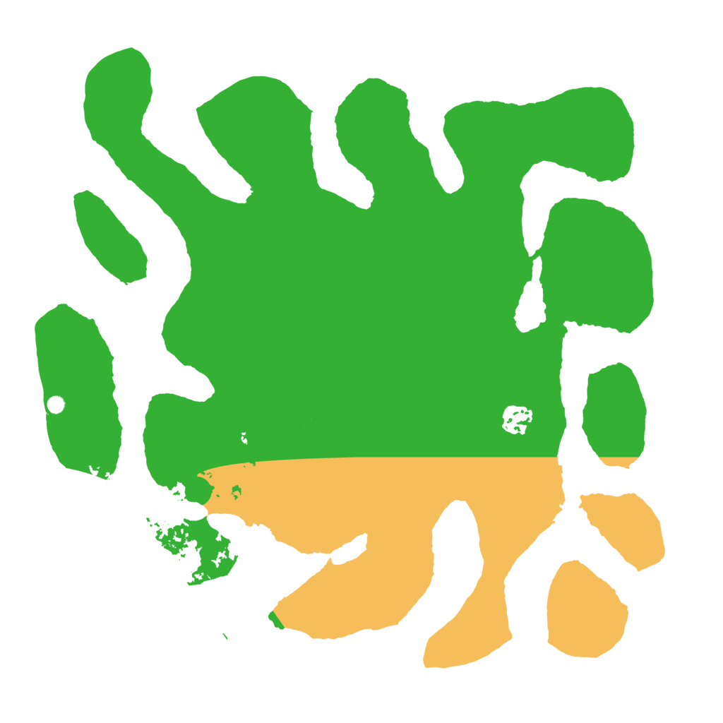 Biome Rust Map: Barren, Size: 3600, Seed: 858360957