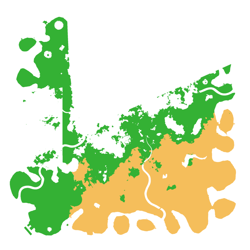 Biome Rust Map: Procedural Map, Size: 5000, Seed: 53972