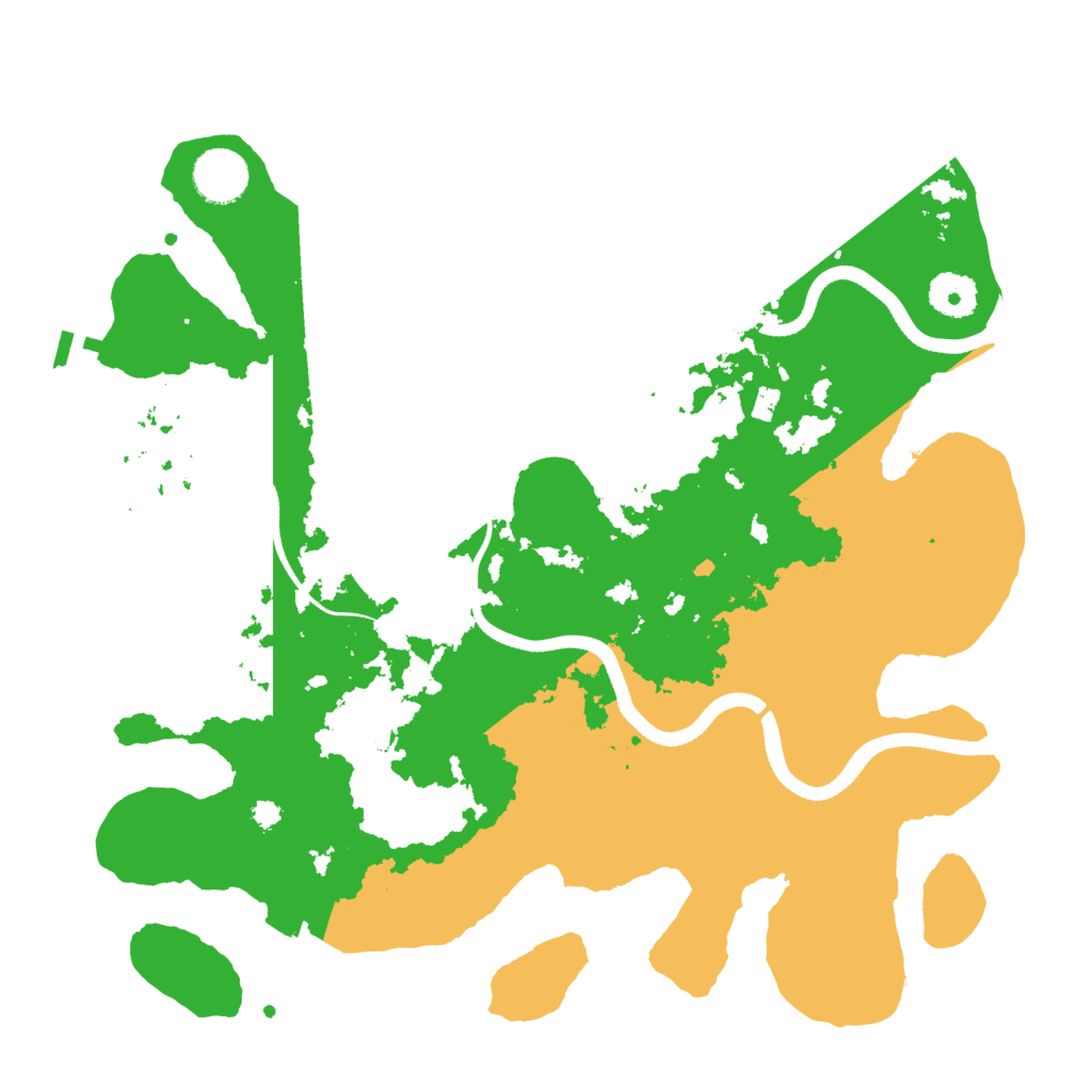Biome Rust Map: Procedural Map, Size: 3500, Seed: 1387423231