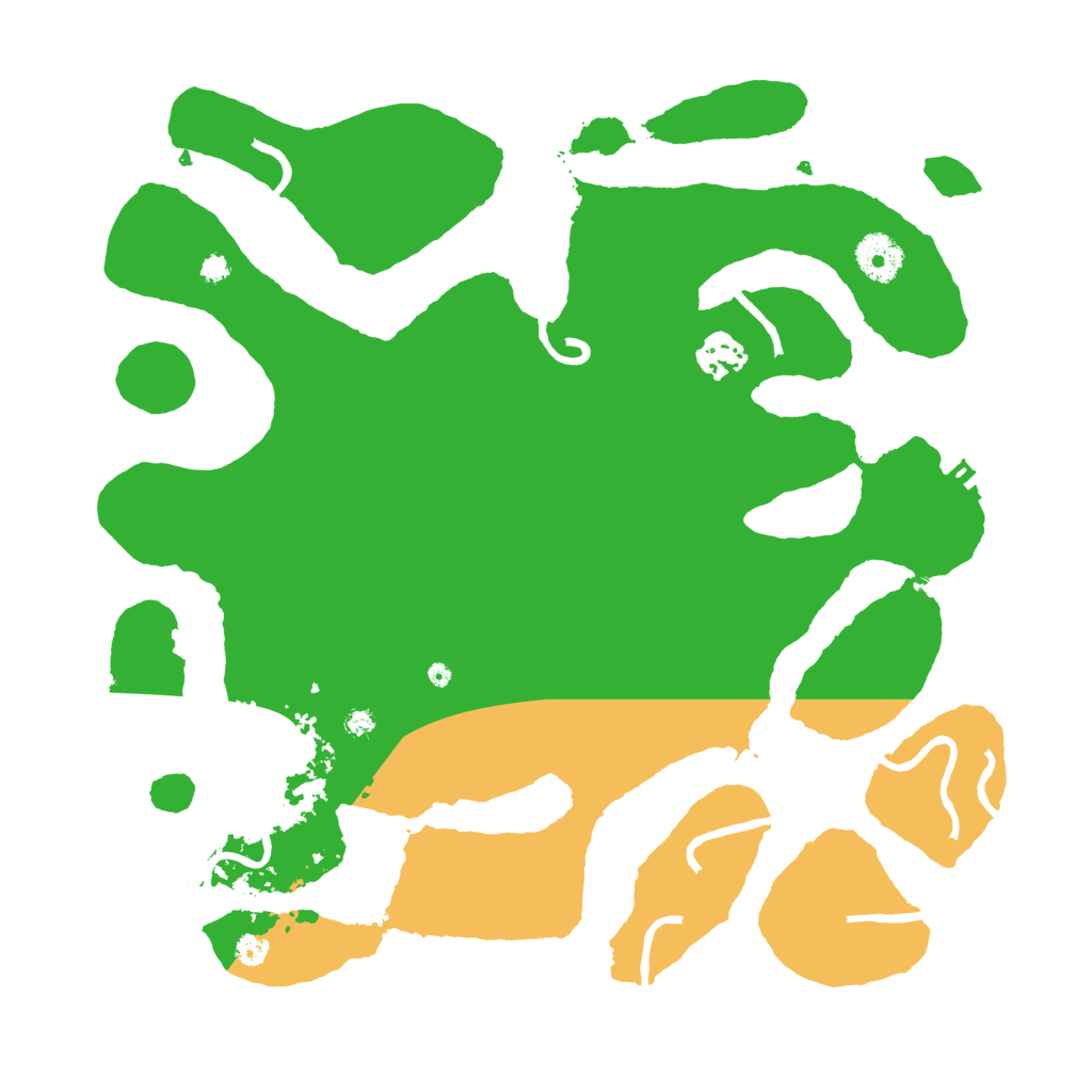 Biome Rust Map: Procedural Map, Size: 3500, Seed: 123486105