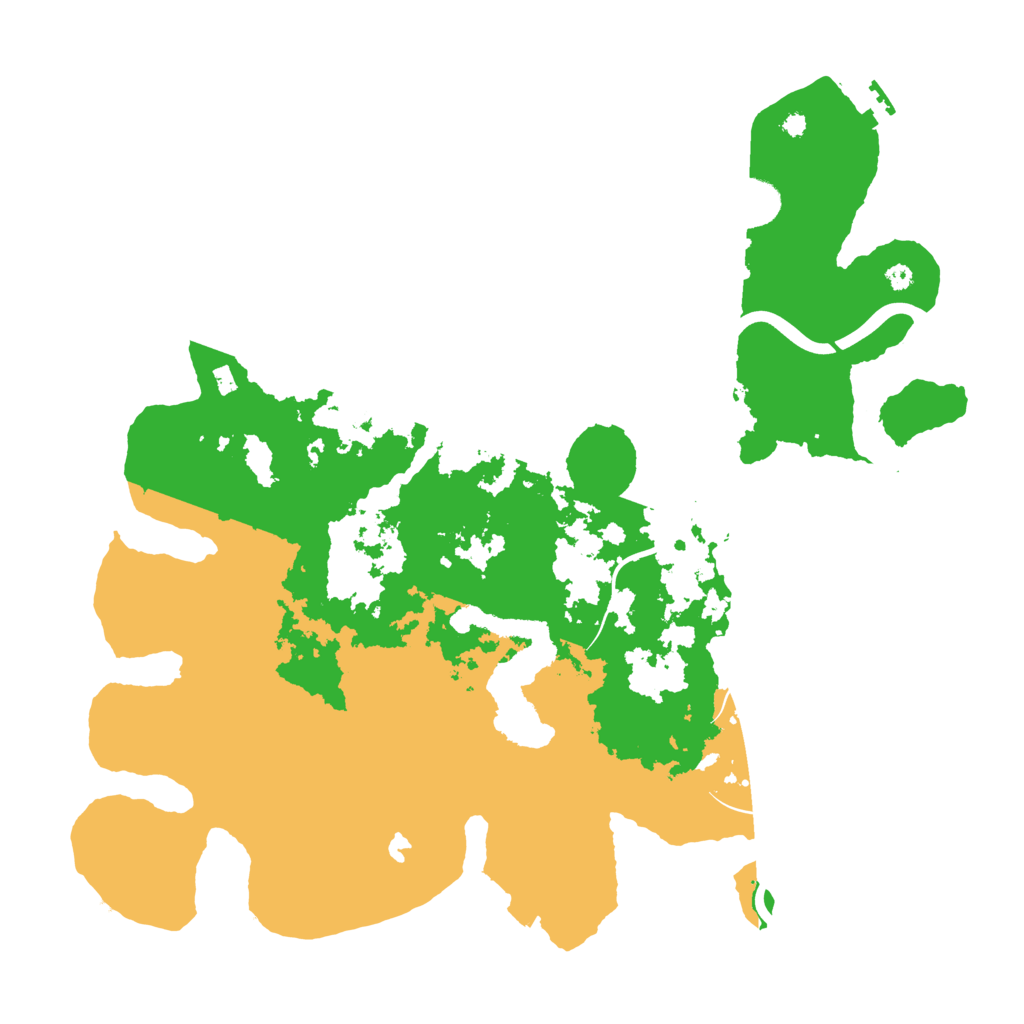Biome Rust Map: Procedural Map, Size: 4000, Seed: 4587243