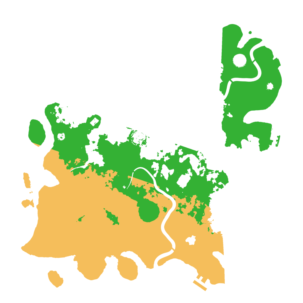 Biome Rust Map: Procedural Map, Size: 4000, Seed: 438050