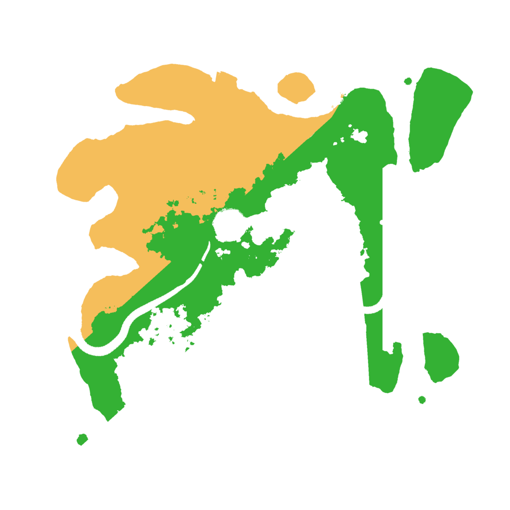 Biome Rust Map: Procedural Map, Size: 2775, Seed: 1254687