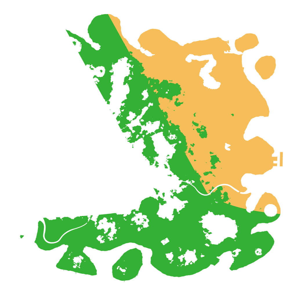 Biome Rust Map: Procedural Map, Size: 4200, Seed: 1334622636