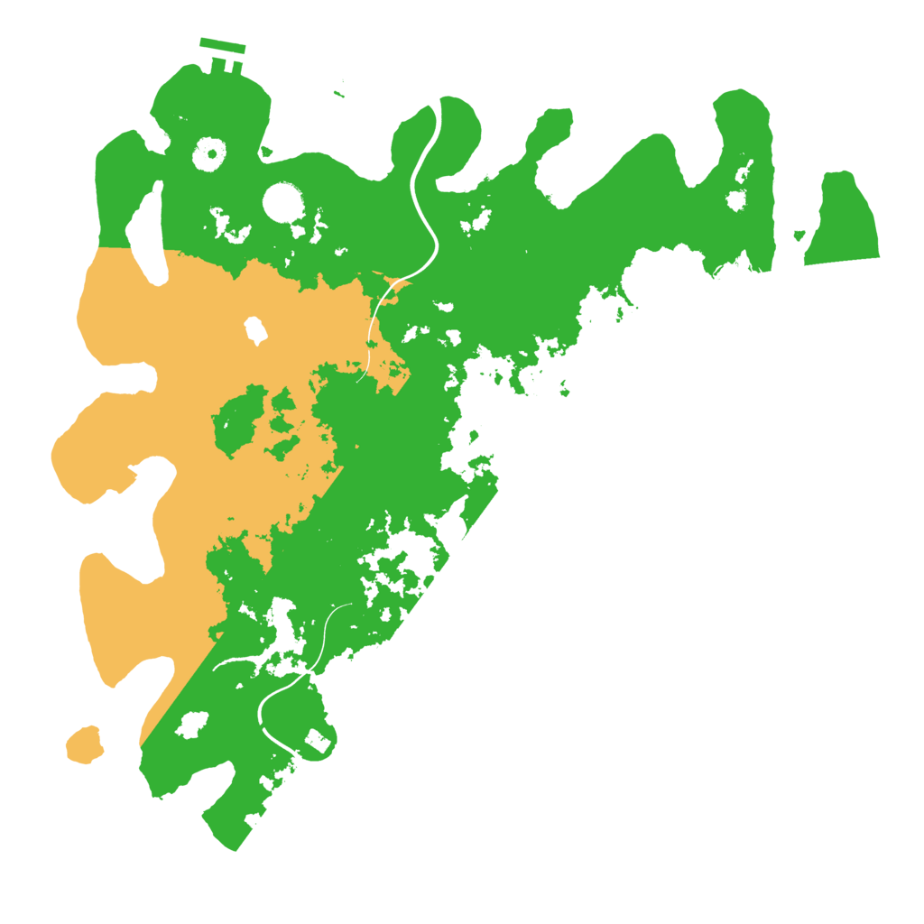 Biome Rust Map: Procedural Map, Size: 4096, Seed: 101423642