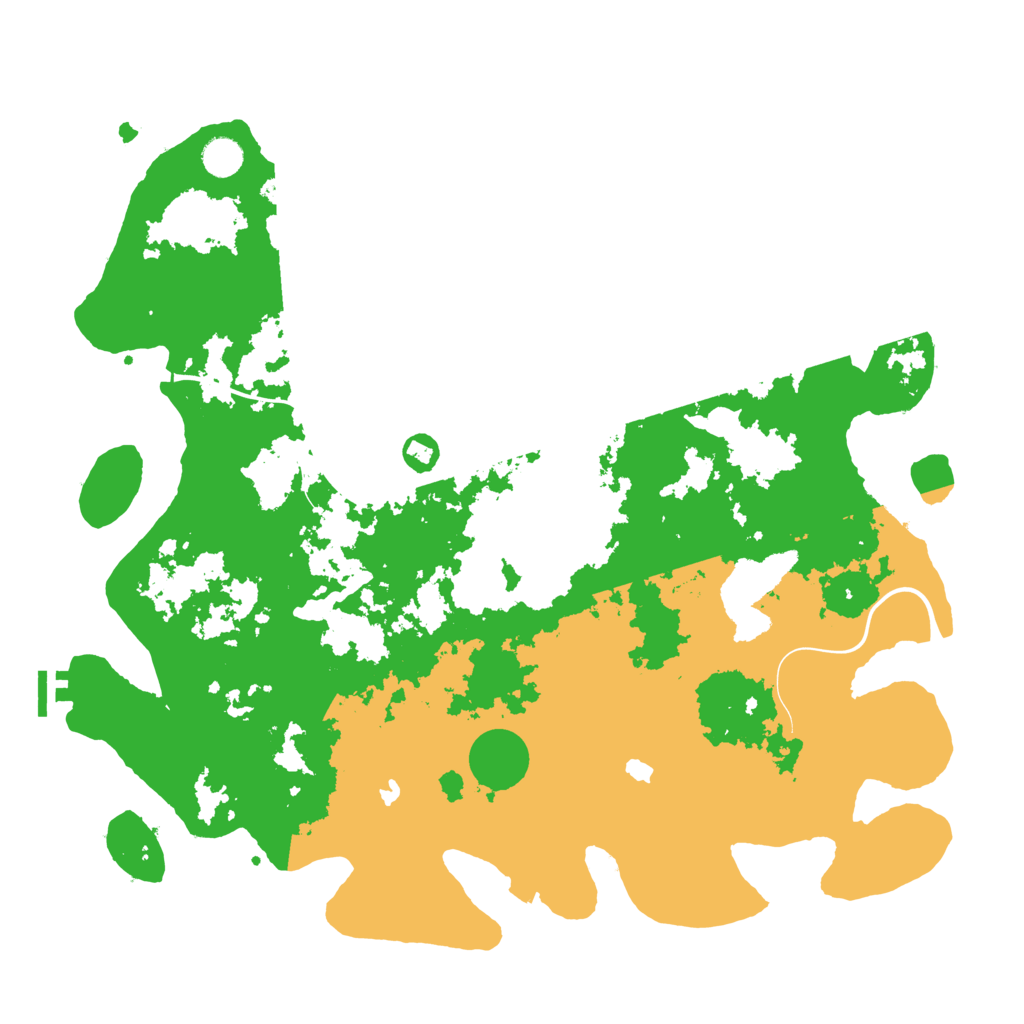 Biome Rust Map: Procedural Map, Size: 4500, Seed: 748202