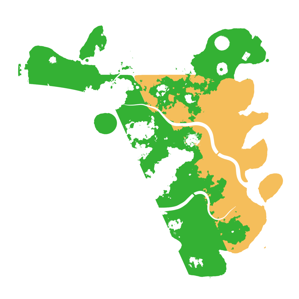 Biome Rust Map: Procedural Map, Size: 3750, Seed: 6577843