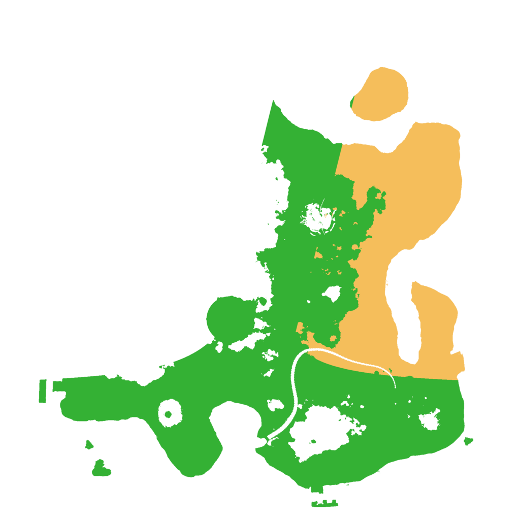 Biome Rust Map: Procedural Map, Size: 3000, Seed: 840356