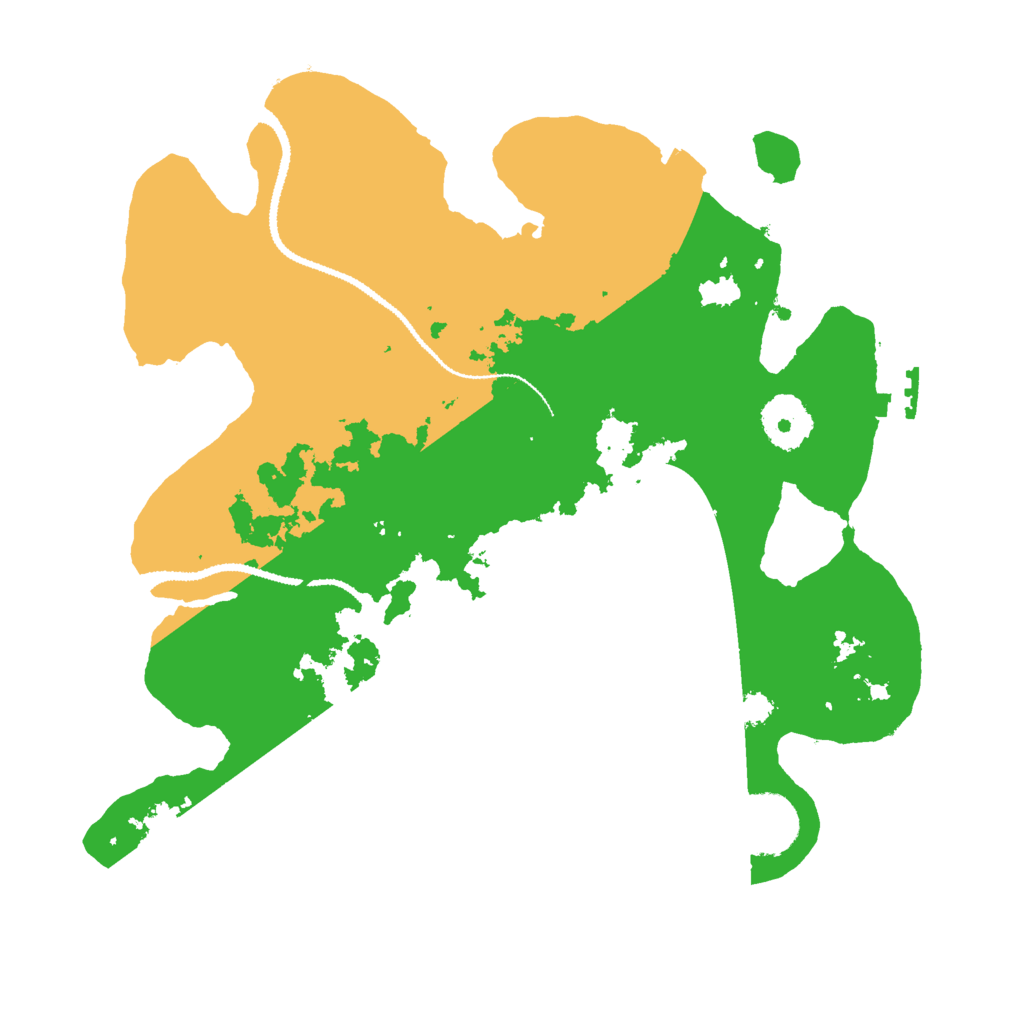 Biome Rust Map: Procedural Map, Size: 3000, Seed: 175869