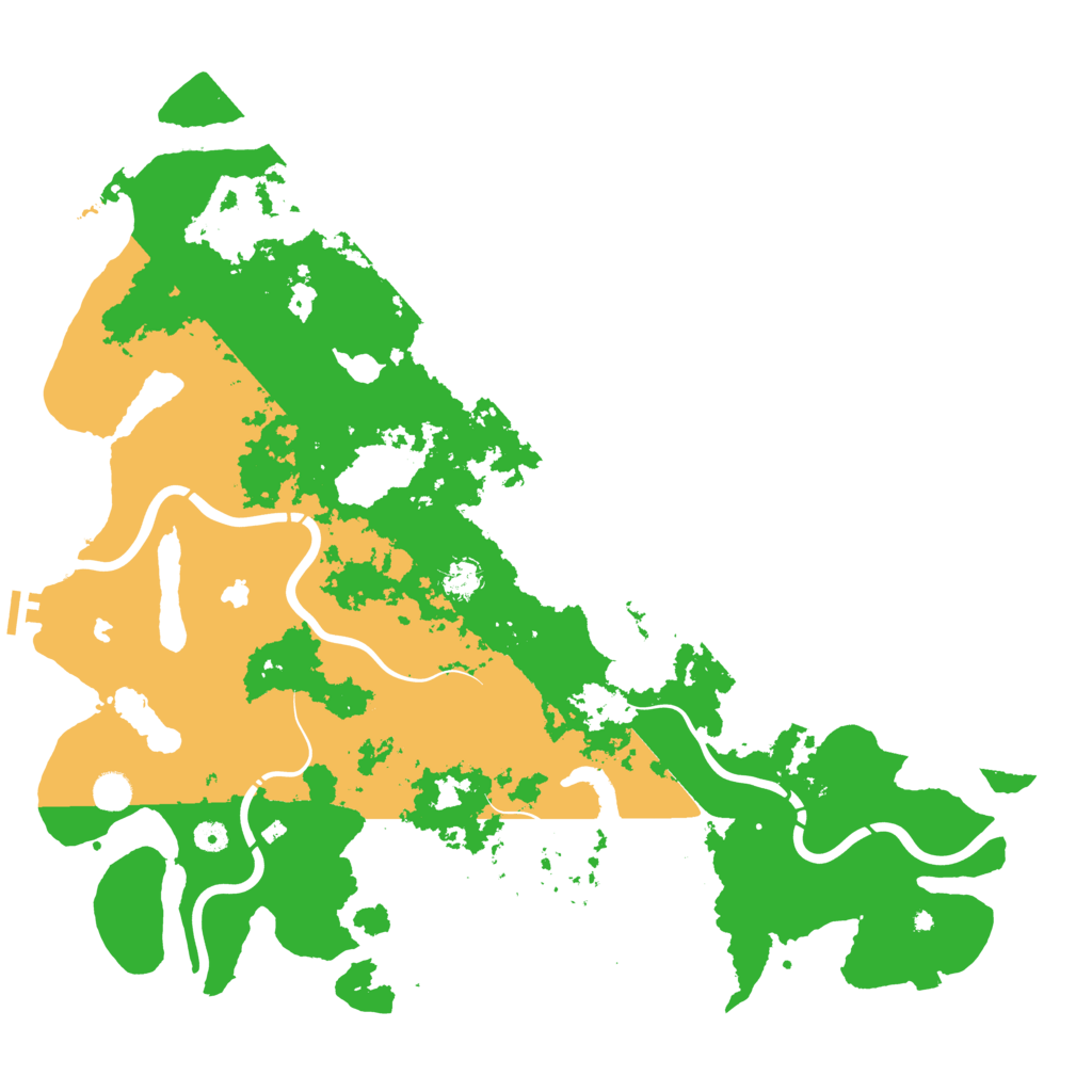 Biome Rust Map: Procedural Map, Size: 5000, Seed: 39847564