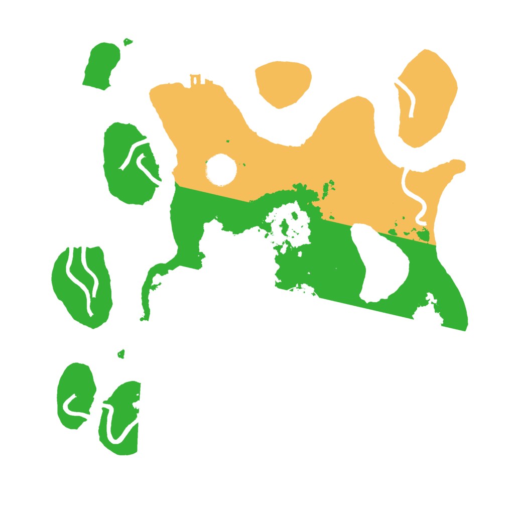 Biome Rust Map: Procedural Map, Size: 3000, Seed: 106805903