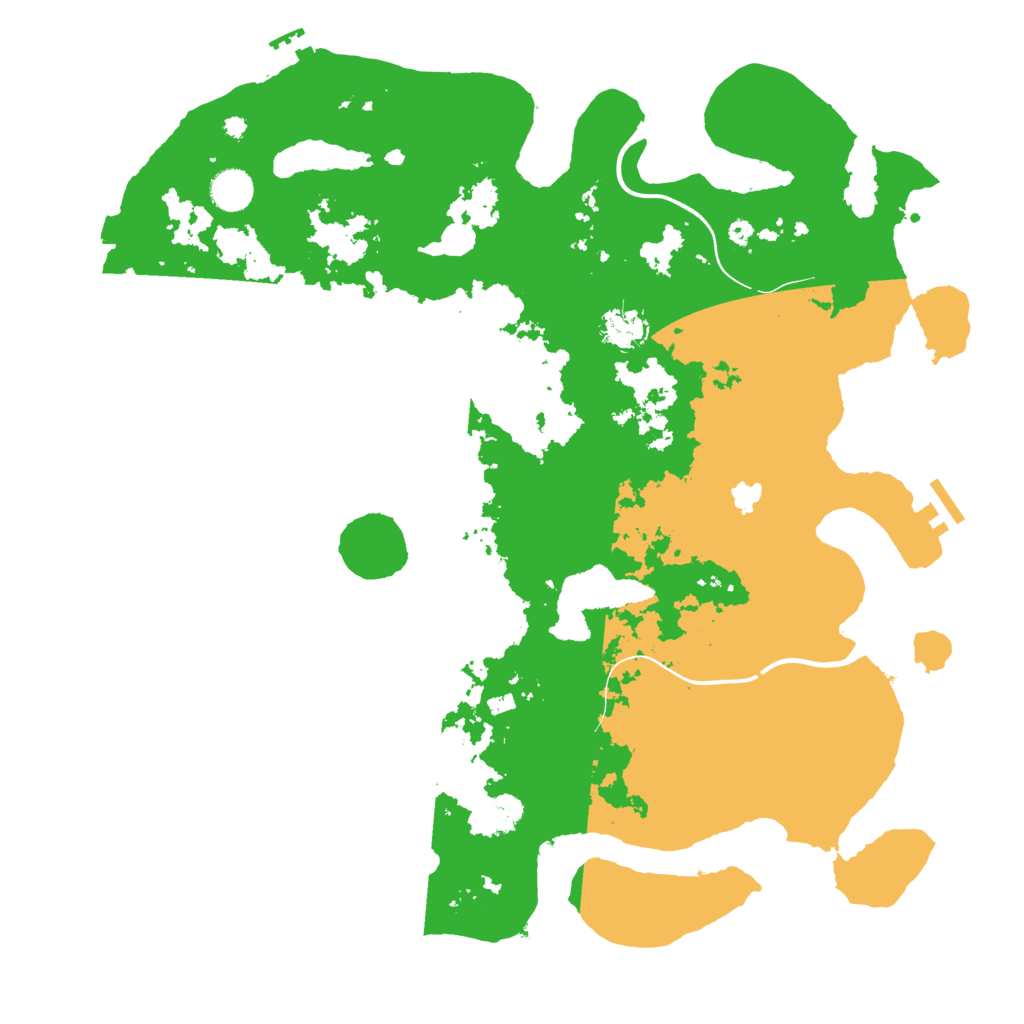 Biome Rust Map: Procedural Map, Size: 4200, Seed: 1382288465