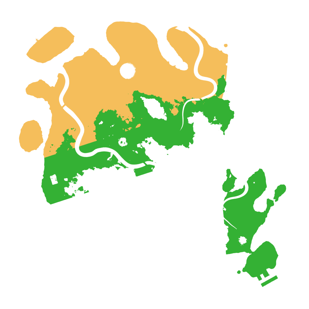 Biome Rust Map: Procedural Map, Size: 3500, Seed: 1914757680