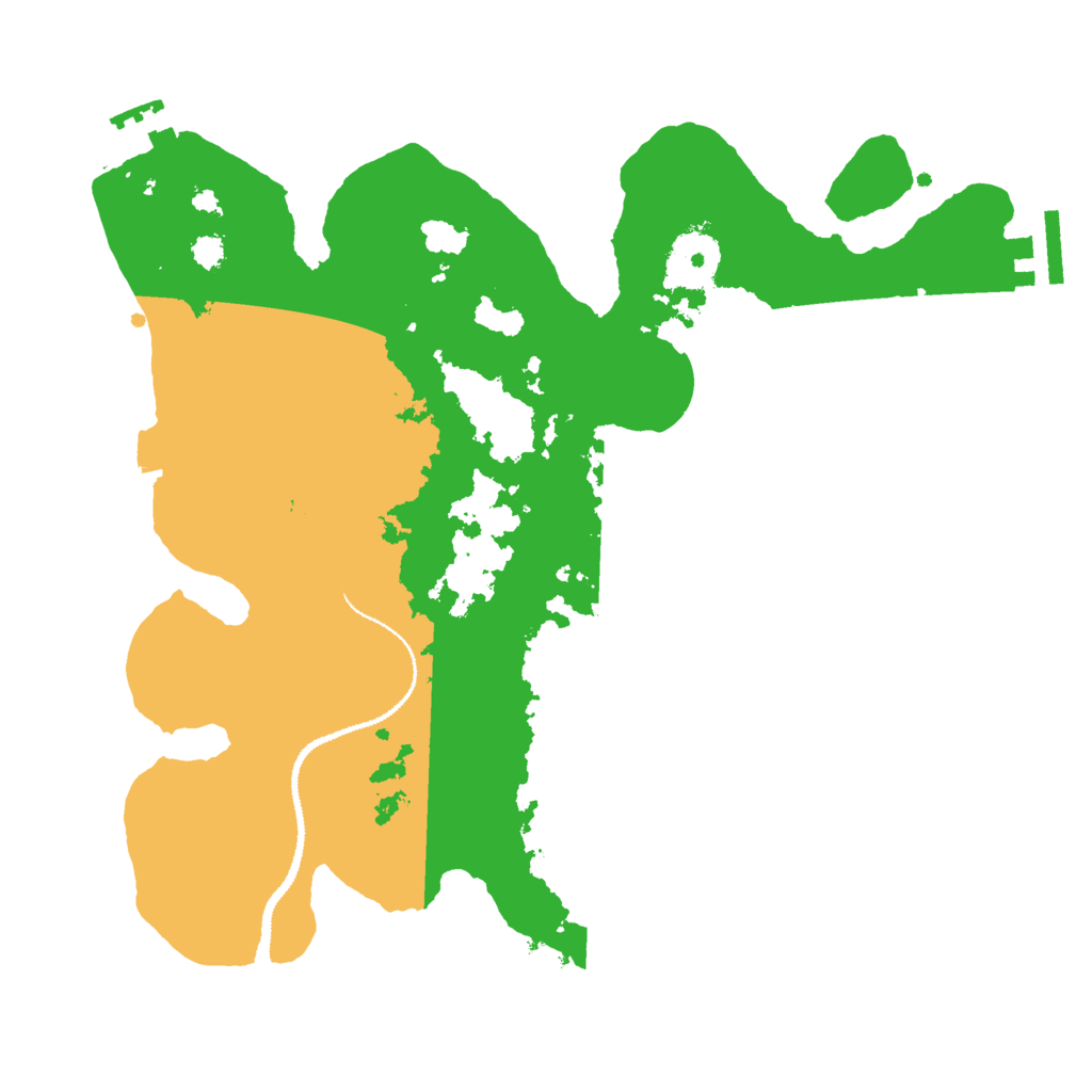Biome Rust Map: Procedural Map, Size: 3000, Seed: 904640