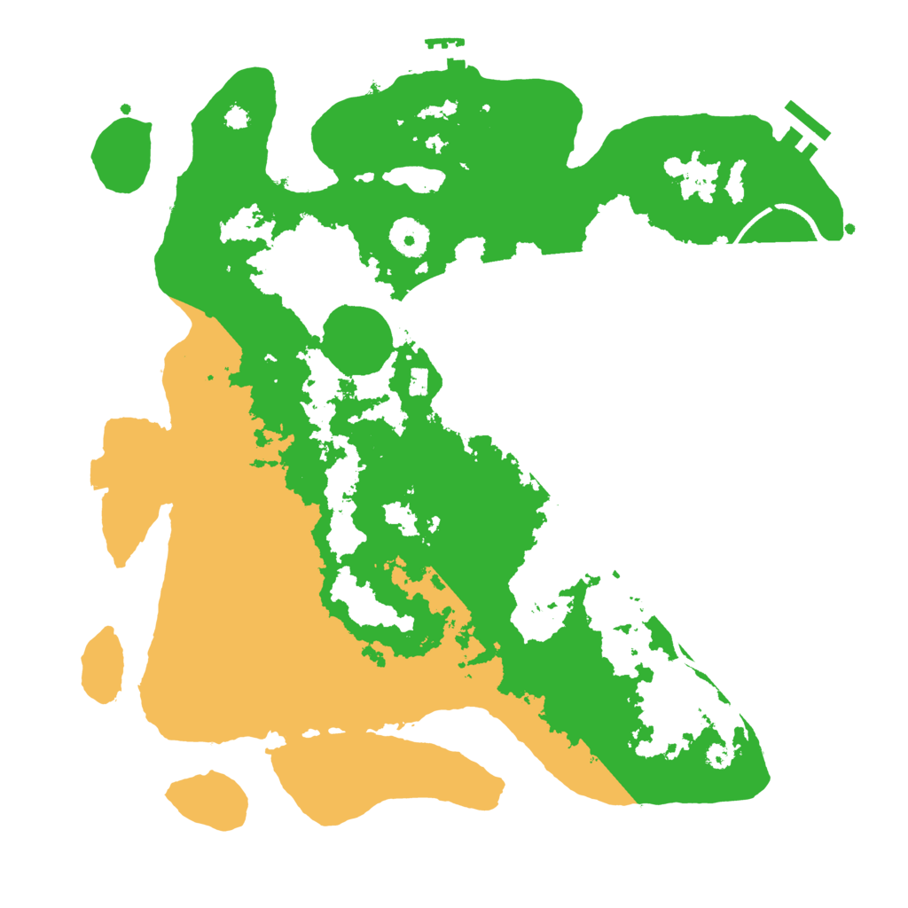 Biome Rust Map: Procedural Map, Size: 3500, Seed: 284935717