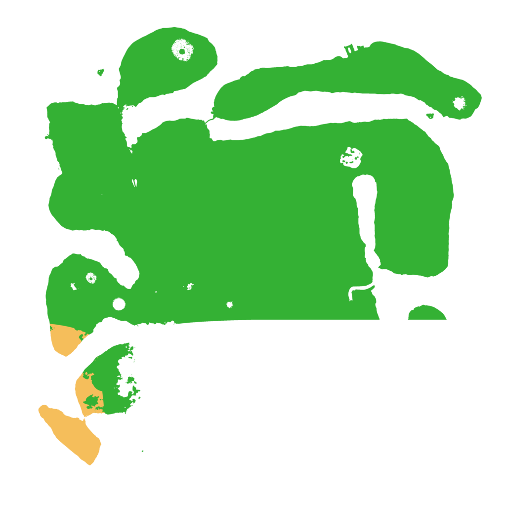 Biome Rust Map: Procedural Map, Size: 3600, Seed: 66126