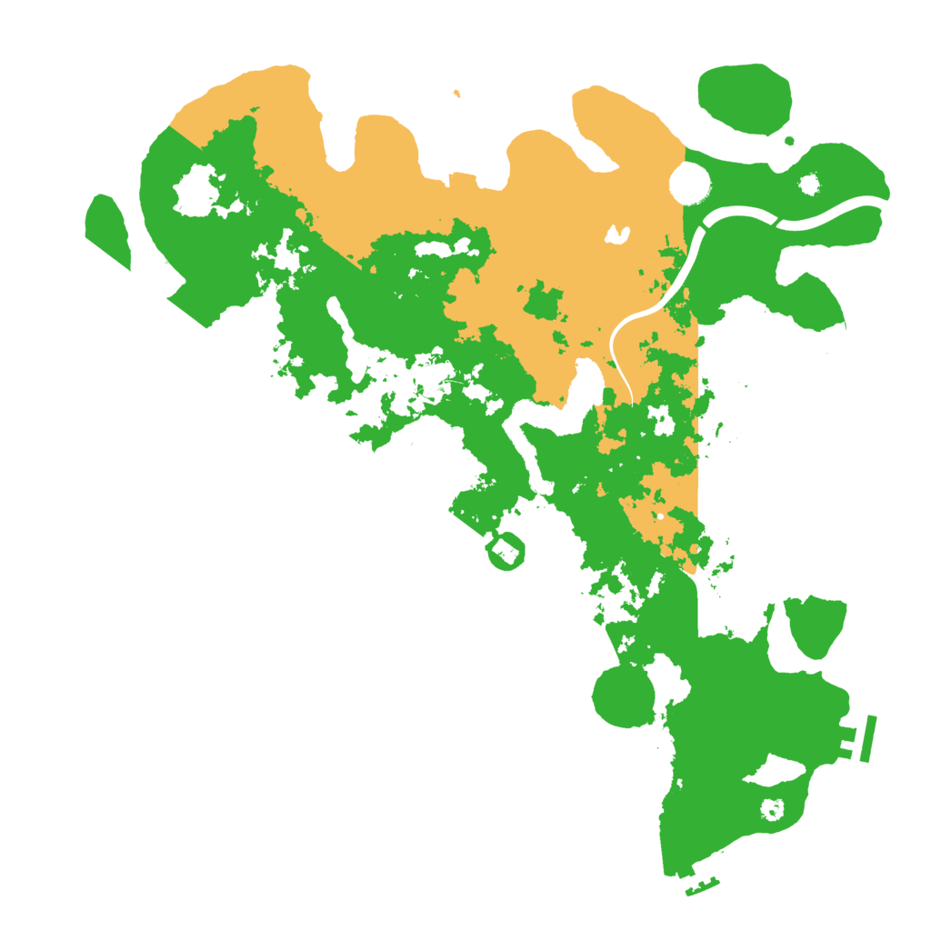 Biome Rust Map: Procedural Map, Size: 4000, Seed: 1395851496