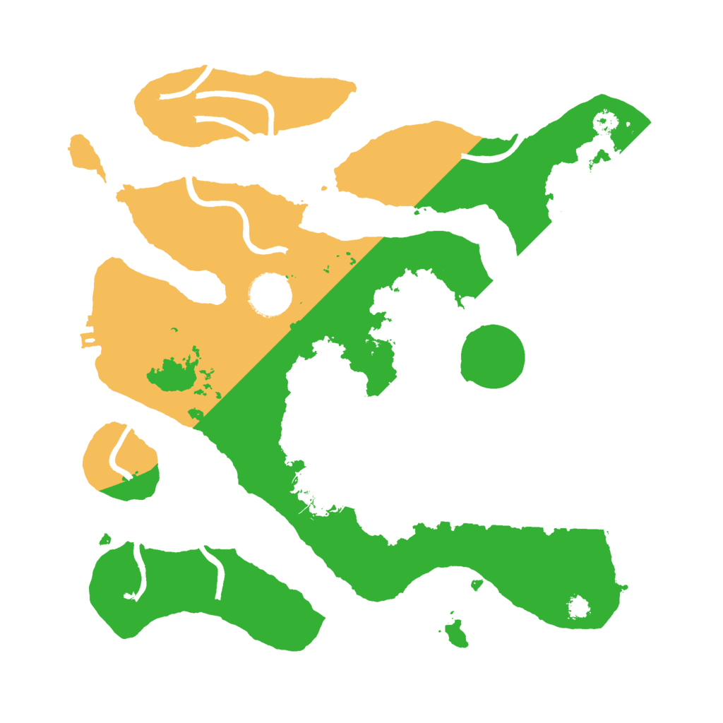 Biome Rust Map: Procedural Map, Size: 3000, Seed: 125465