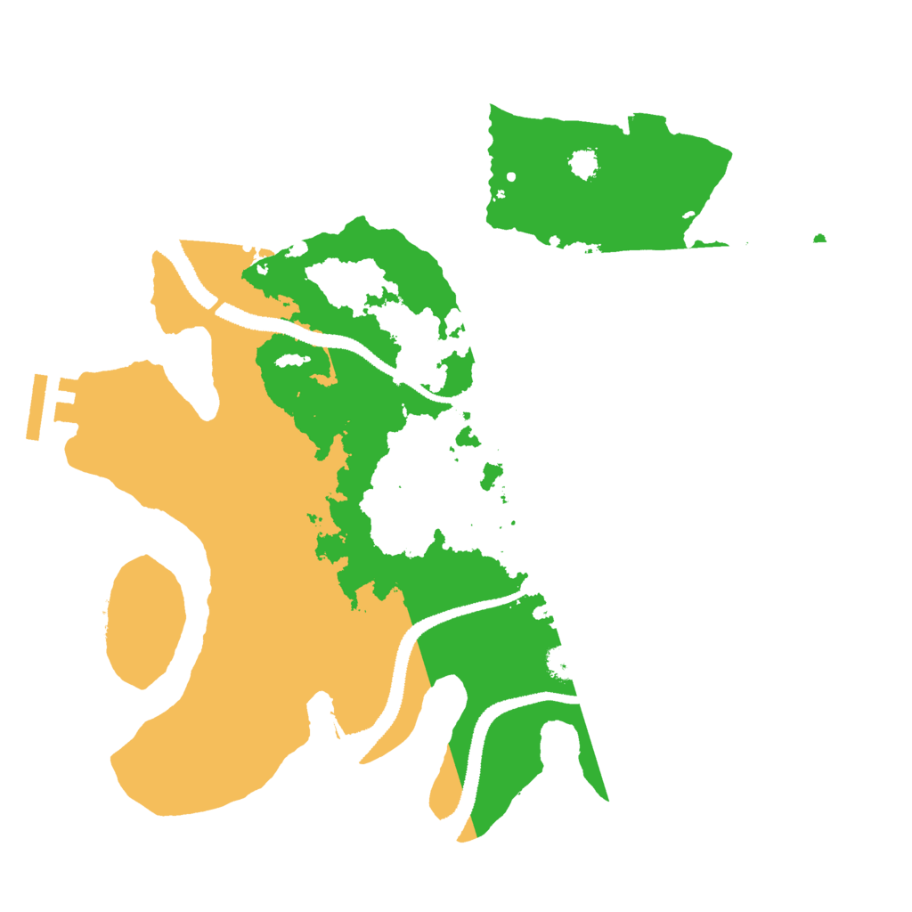 Biome Rust Map: Procedural Map, Size: 2800, Seed: 201050