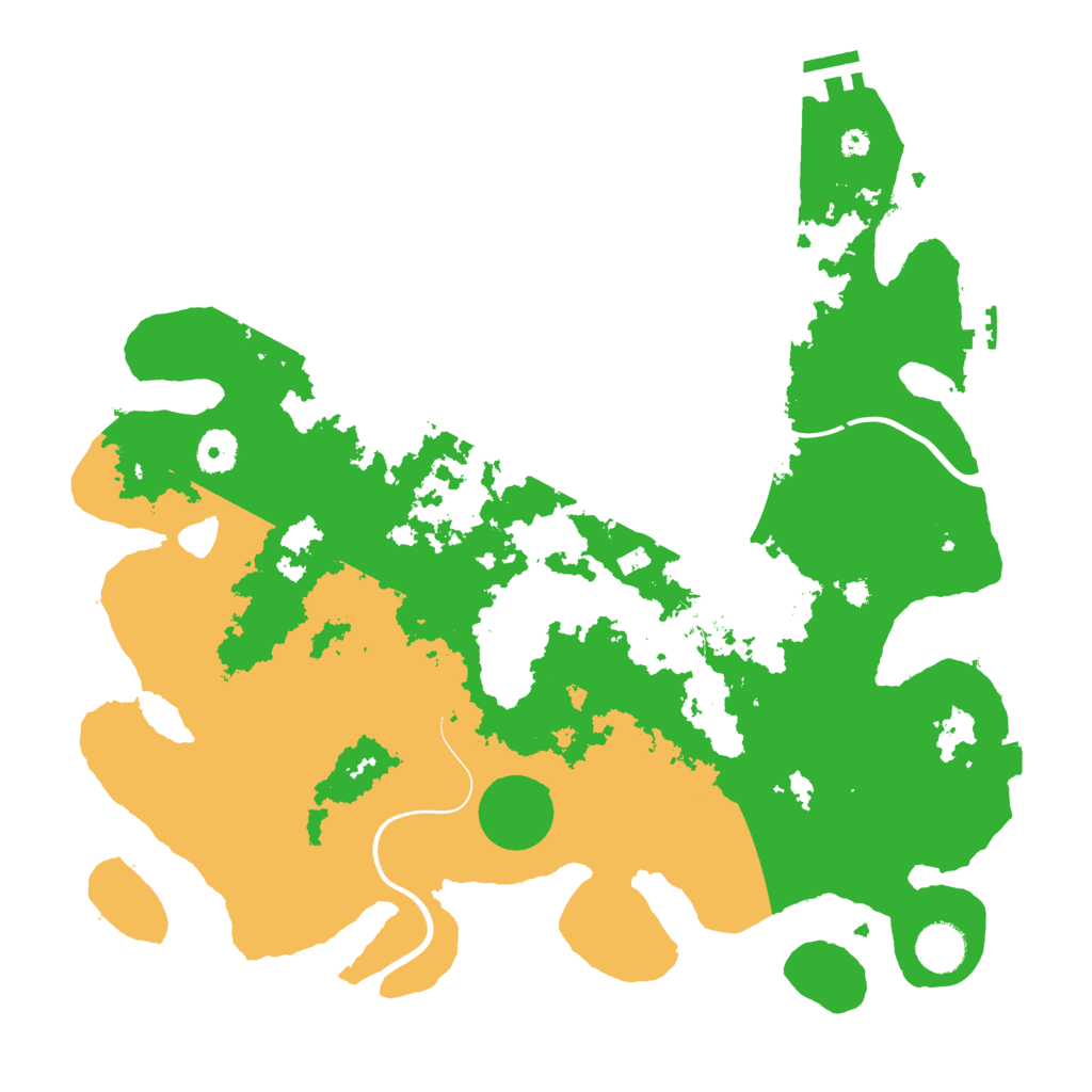 Biome Rust Map: Procedural Map, Size: 3850, Seed: 208170108