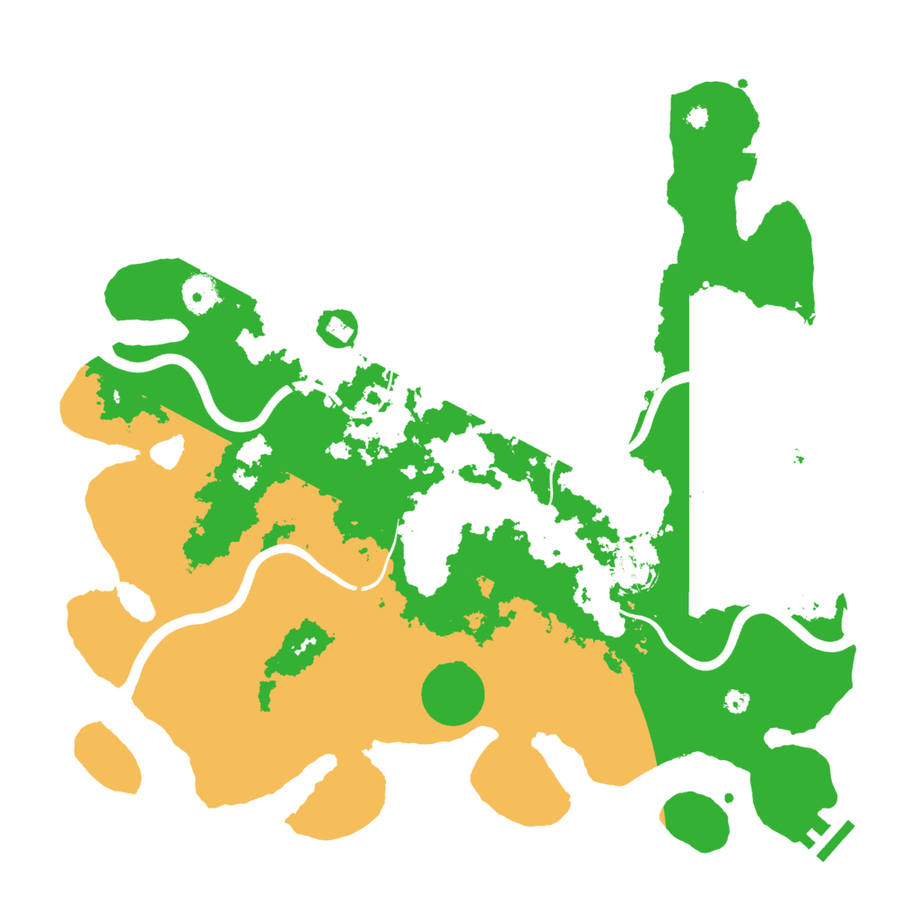 Biome Rust Map: Procedural Map, Size: 3850, Seed: 208170108