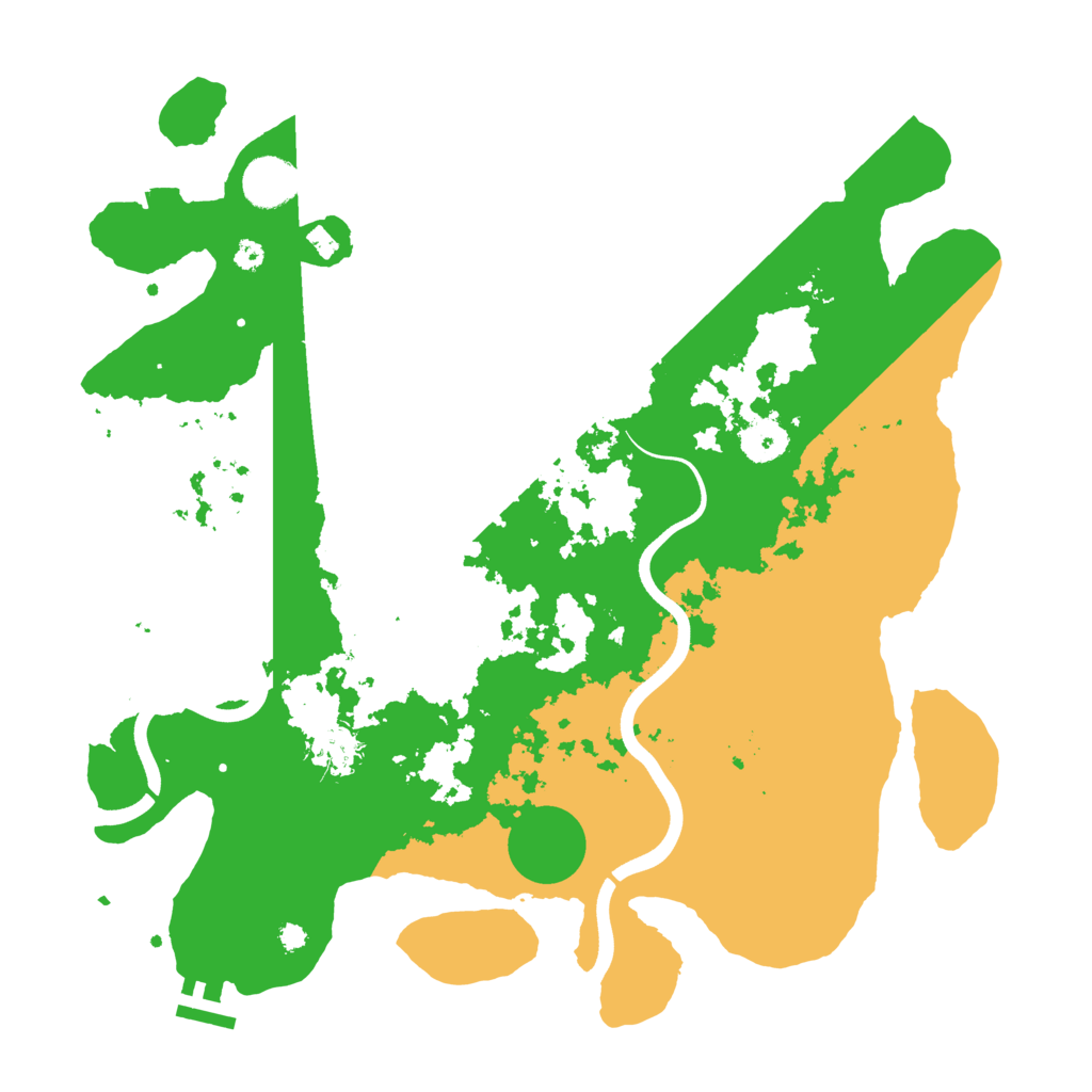 Biome Rust Map: Procedural Map, Size: 3700, Seed: 1703342982