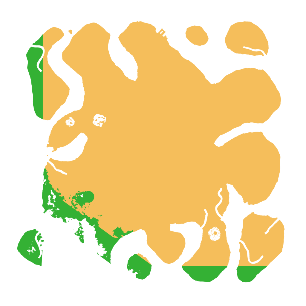 Biome Rust Map: Procedural Map, Size: 3600, Seed: 449534958