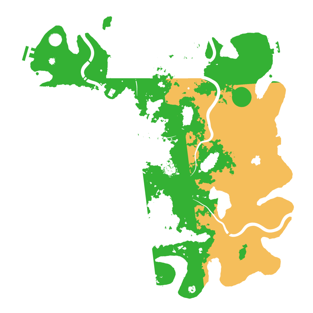 Biome Rust Map: Procedural Map, Size: 4250, Seed: 1051965786