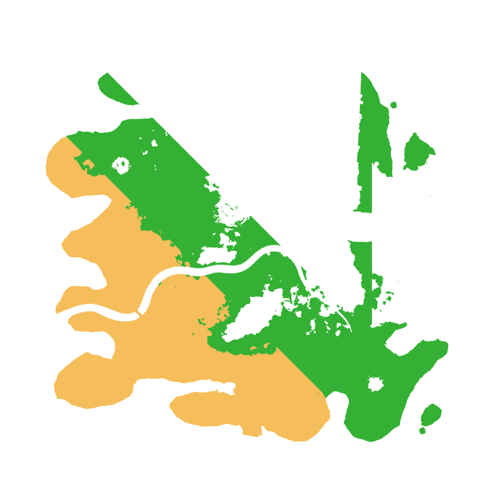 Biome Rust Map: Procedural Map, Size: 3000, Seed: 434482343