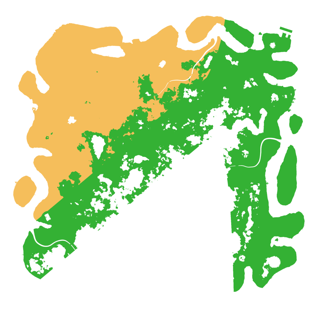 Biome Rust Map: Procedural Map, Size: 5000, Seed: 18031972