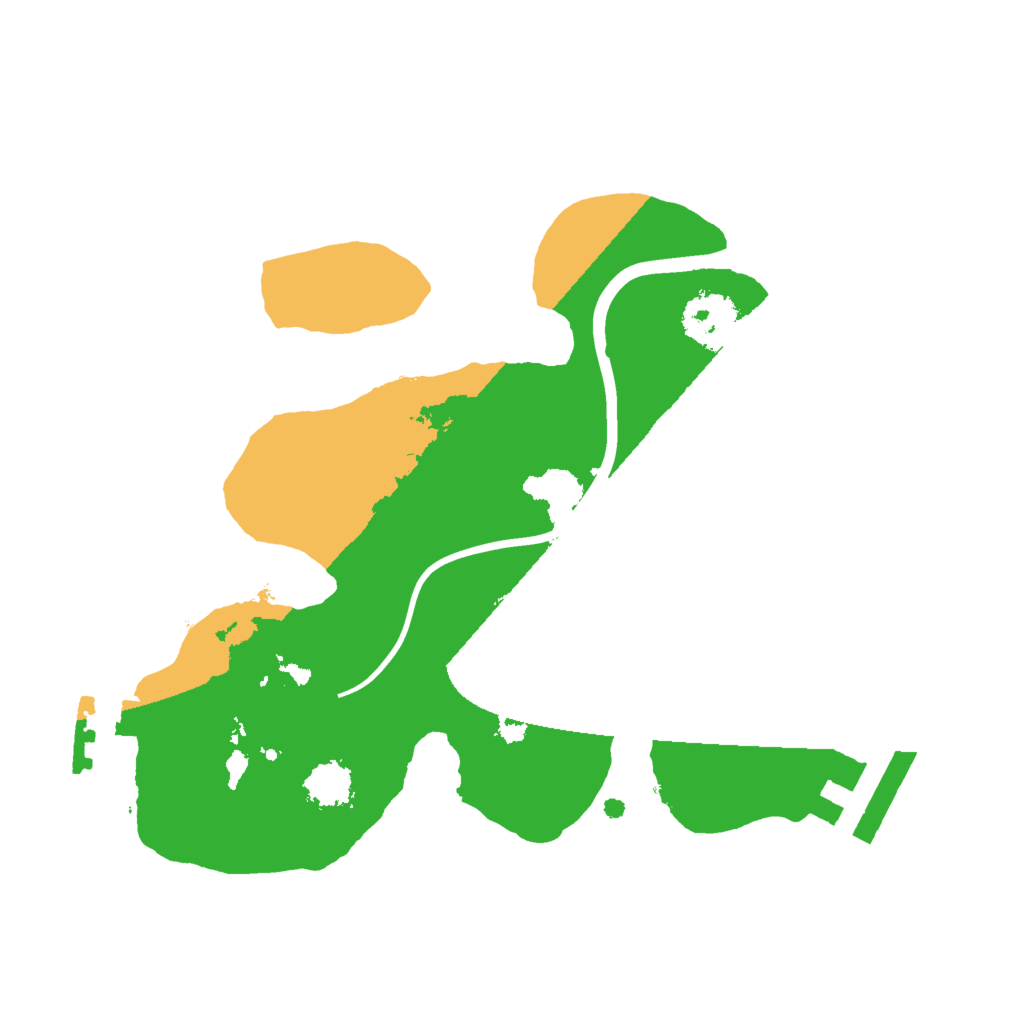 Biome Rust Map: Procedural Map, Size: 2000, Seed: 821146047