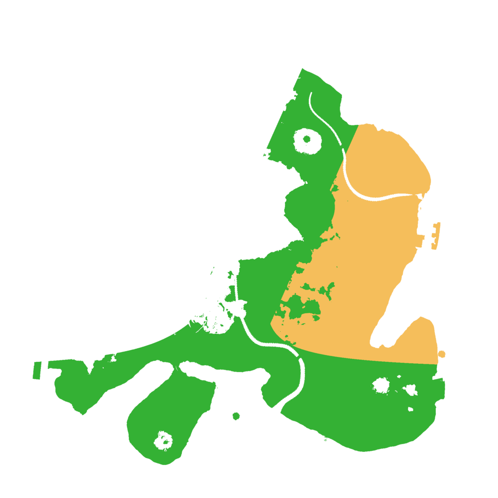 Biome Rust Map: Procedural Map, Size: 2750, Seed: 34534